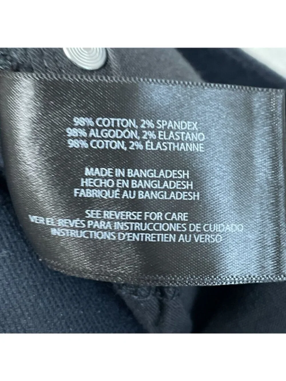 Banana Republic 5 Pocket Pants  Men's 34x30 Black Slim Fit Stretch Cotton e1688